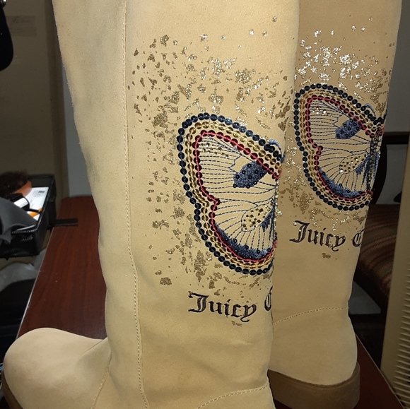 Beautiful Suede Juicy Couture Amelia Boots - Picture 5 of 11